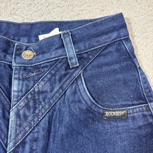 Rockies High Rise Dark Blue Jeans - Picture 2 of 11